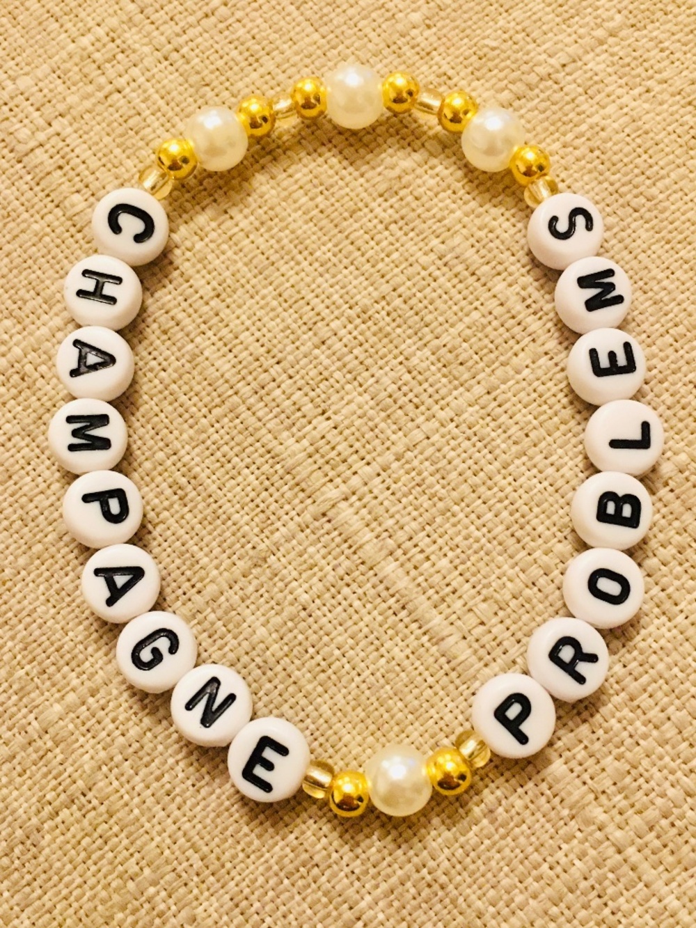 Handmade Champagne Problems (Evermore) Friendship Bracelet for Adults and Kids